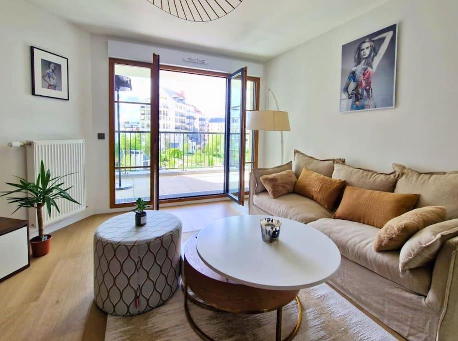 Sublime Appartement 4 Etoiles Neuf T3 Aputeaux 61M2 Proche La Defense, 10M2 De Terrasse Avec Magnifique Vue Buitenkant foto